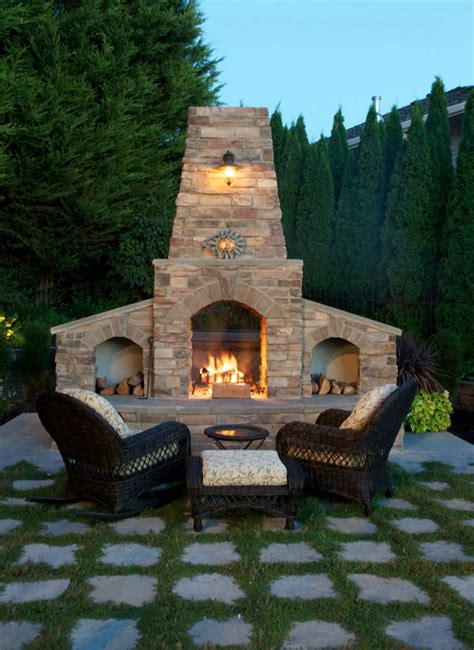 outdoor fireplaces